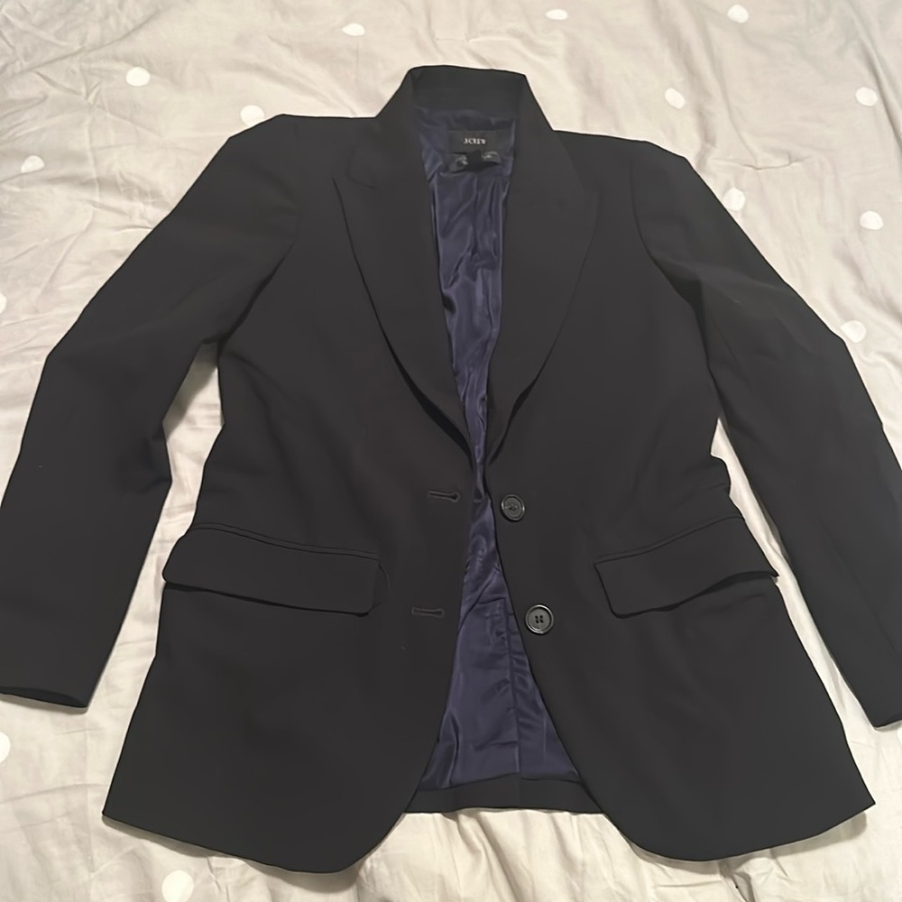 JCrew size 2 Blazer, Italian Strectch Wool Tollegno 1900